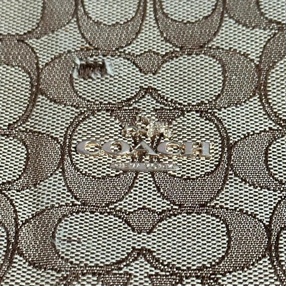 Coach Signature Canvas Hobo Bag - Picture 3 of 6